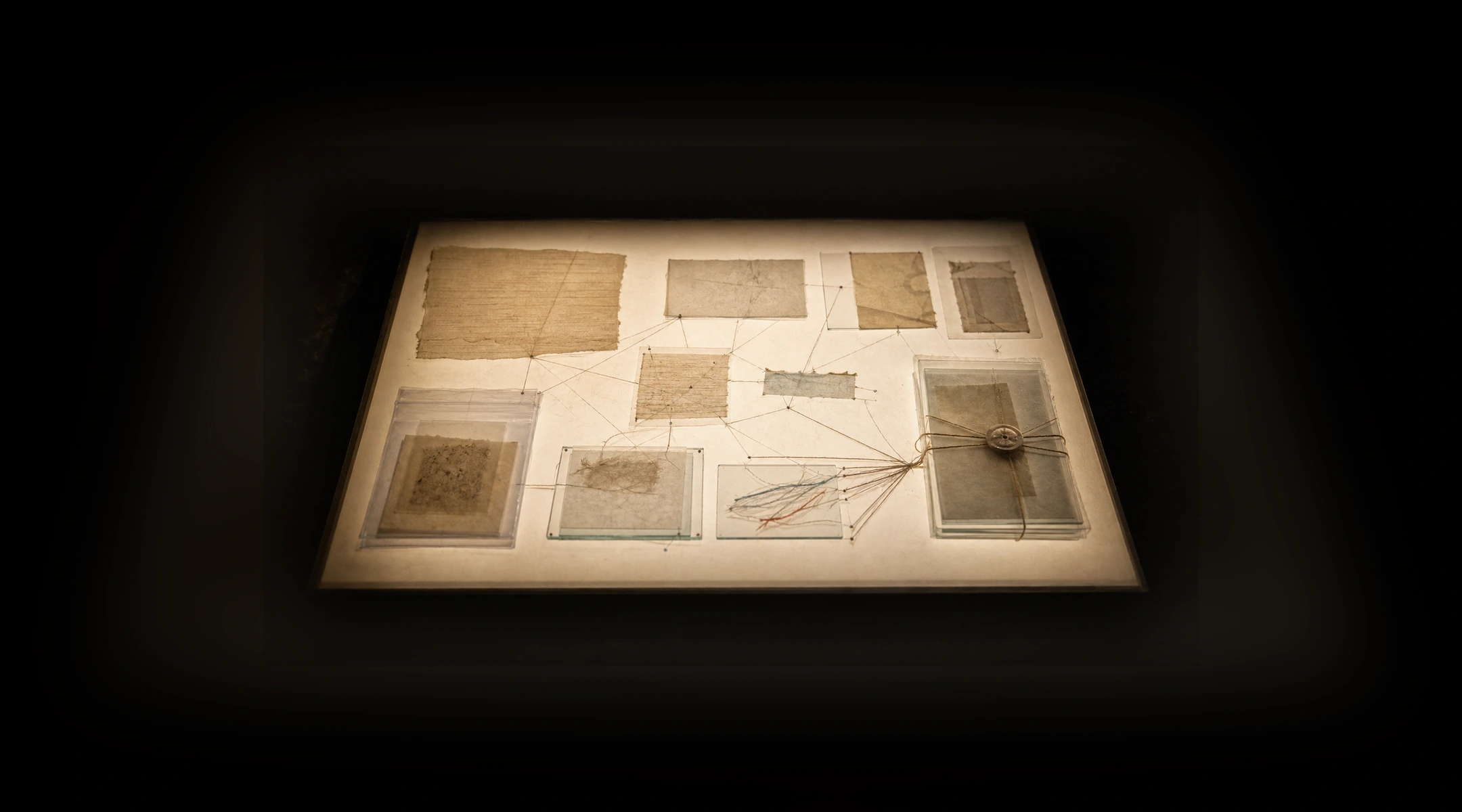 Layered forensic evidence records connected into a traceable knowledge chain
